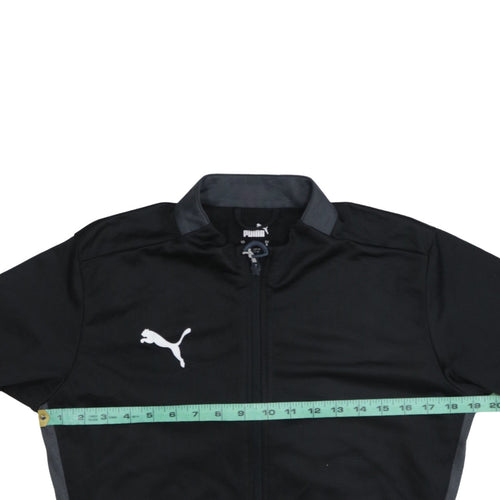 Puma Men's Black Small Full Zip Sweatshirt Track Jacket