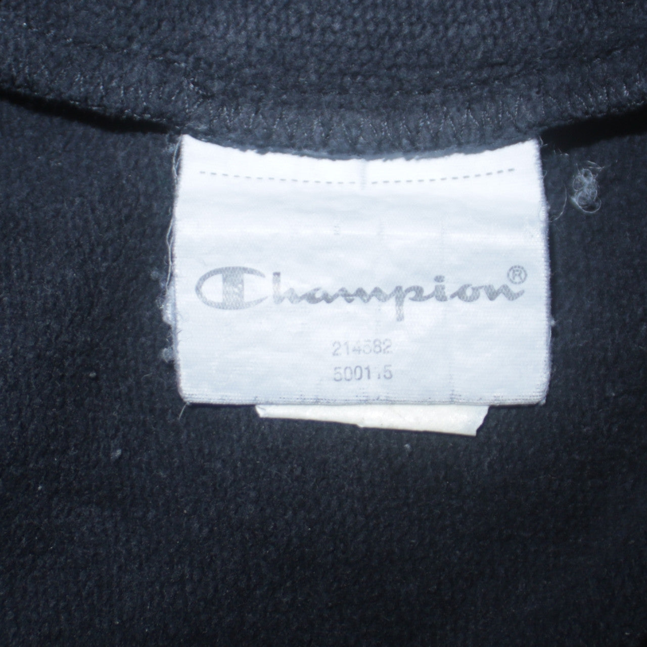 Champion Men's Black Medium Pullover Hoodie with Logo