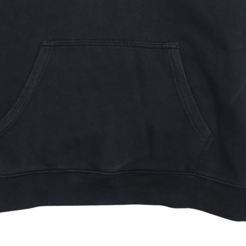 Champion Men's Black Medium Pullover Hoodie with Logo