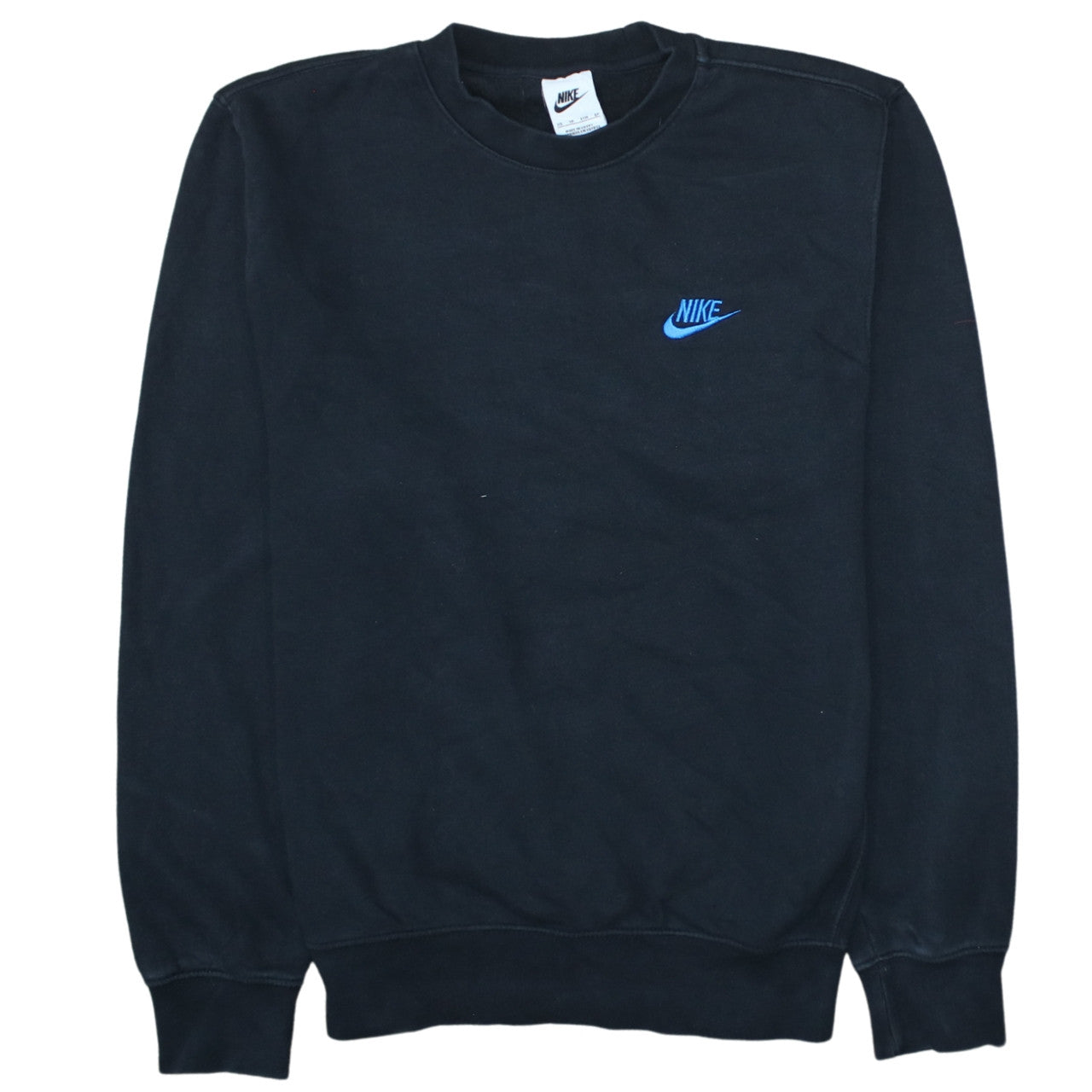 Nike Men's Black XS Pullover Crew Neck Fleece Sweatshirt