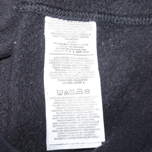 Nike Men's Black XS Pullover Crew Neck Fleece Sweatshirt