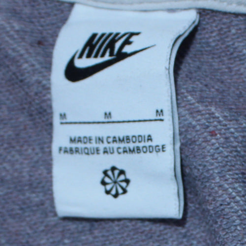 Nike Women White Cropped Pullover Sweatshirt Medium