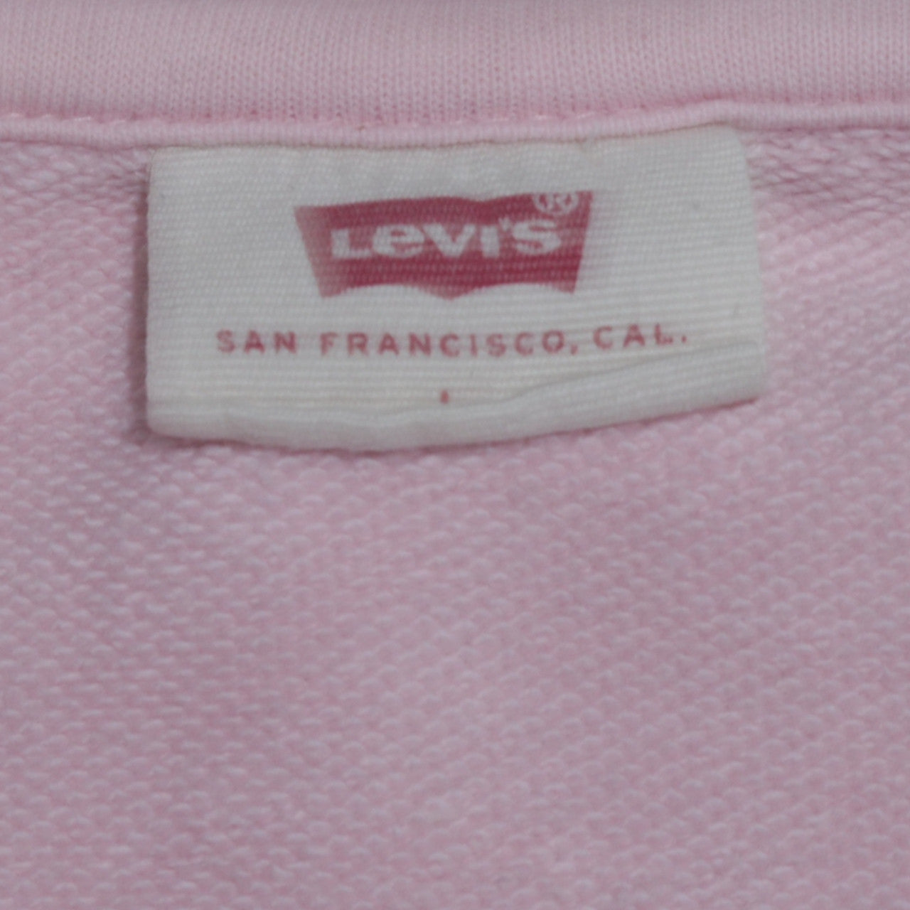 Levi's Womens Pink Crew Neck Pullover Sweatshirt Size M
