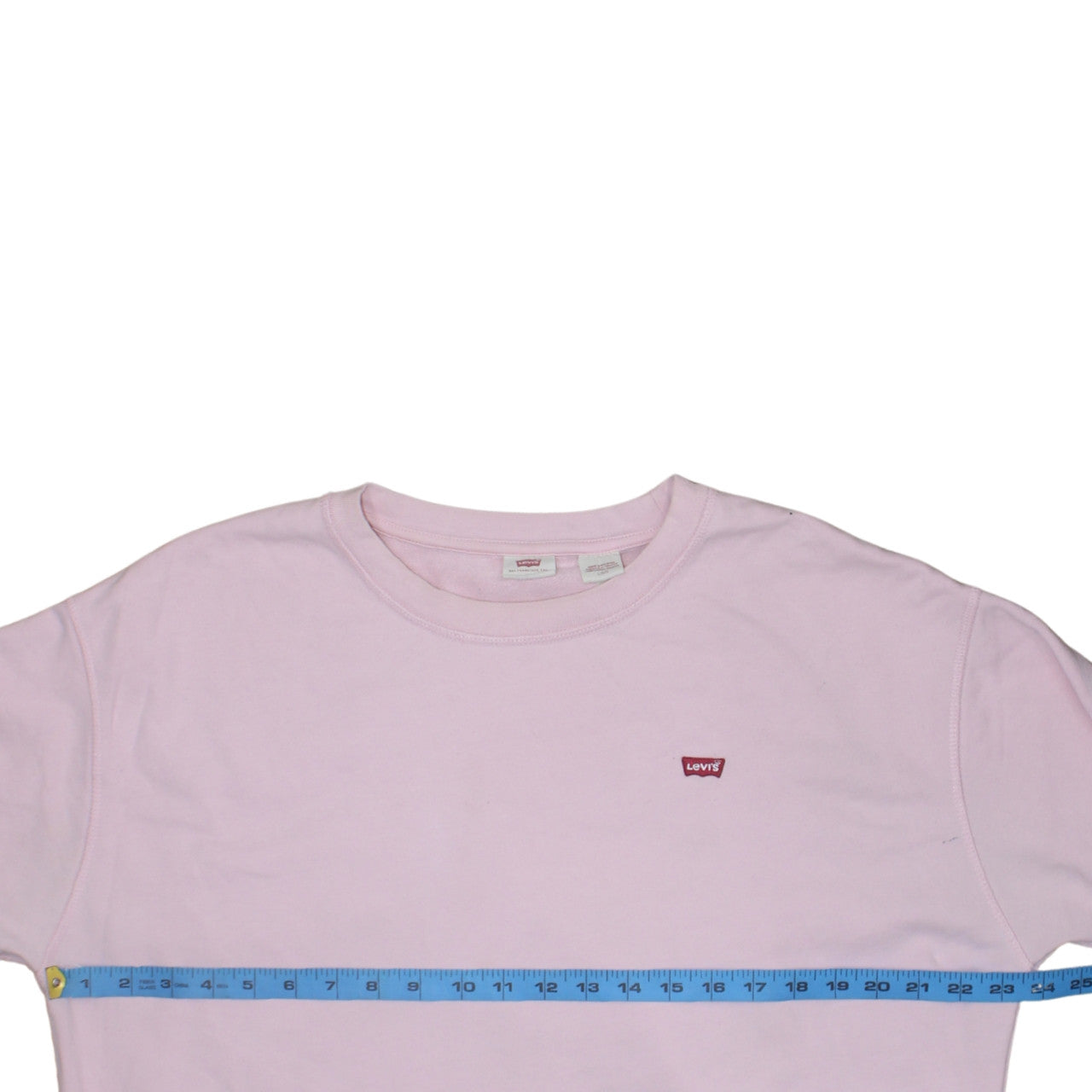Levi's Womens Pink Crew Neck Pullover Sweatshirt Size M