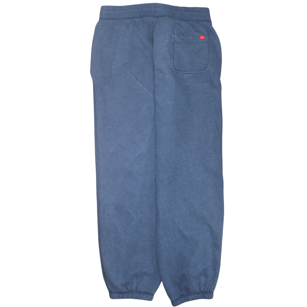 Nike Men Blue Fleece Jogger Sweatpants L Elastic Waist Activewear