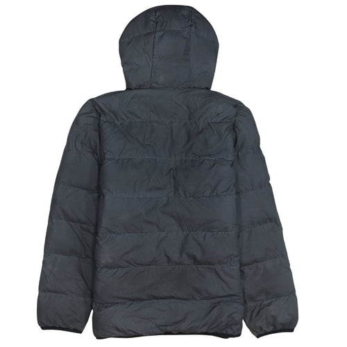 Adidas Boys Black Hooded Puffer Jacket Size 14 Years Winter Coat