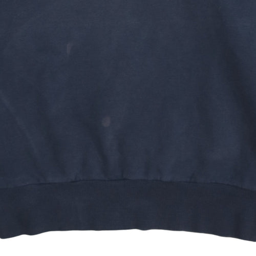 Ellesse Men's Blue Logo Crew Neck Pullover Sweatshirt UK M