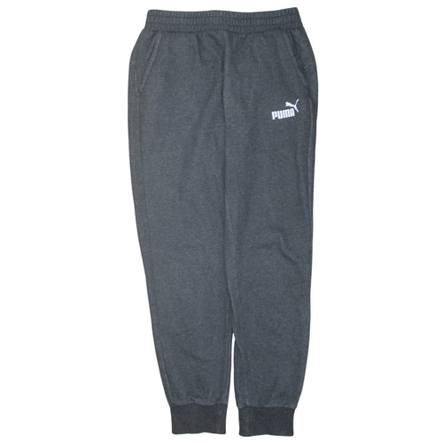 Puma Mens Grey Jogger Sweatpants Size S Regular Fit Activewear