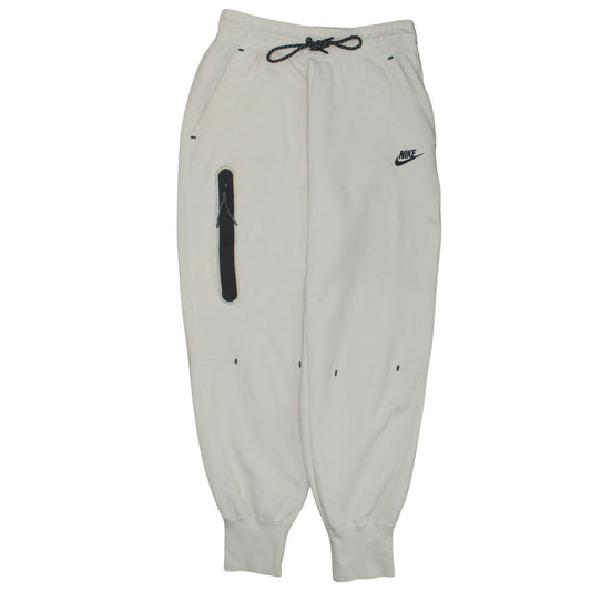 Nike Men's Beige Small Jogger Trousers Cotton Blend Activewear