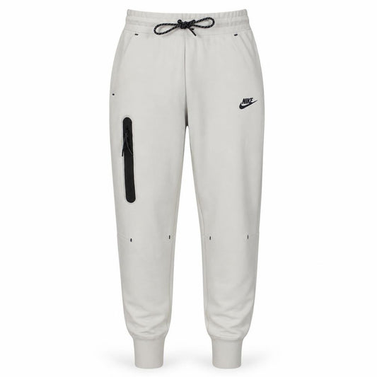 Front view of Nike Men's Beige Small Jogger Trousers Cotton Blend Activewear