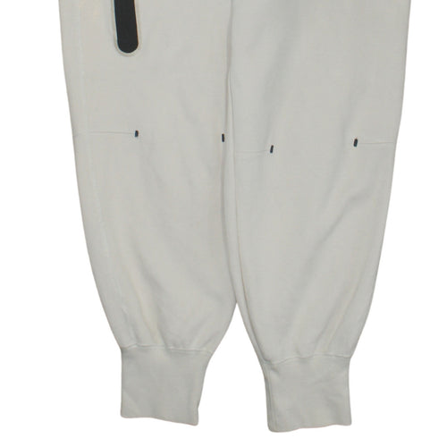 Nike Men's Beige Small Jogger Trousers Cotton Blend Activewear