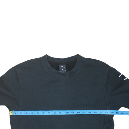 Nike Men's Black Dri-FIT XS Crew Neck Pullover Sweatshirt Just Do It