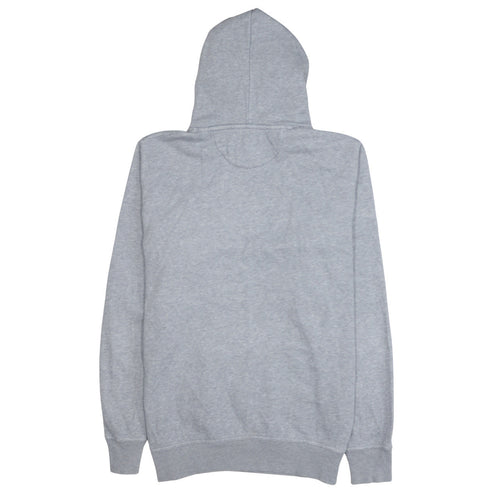 Gant Men's Grey XL Pullover Hoodie with Embroidered Logo