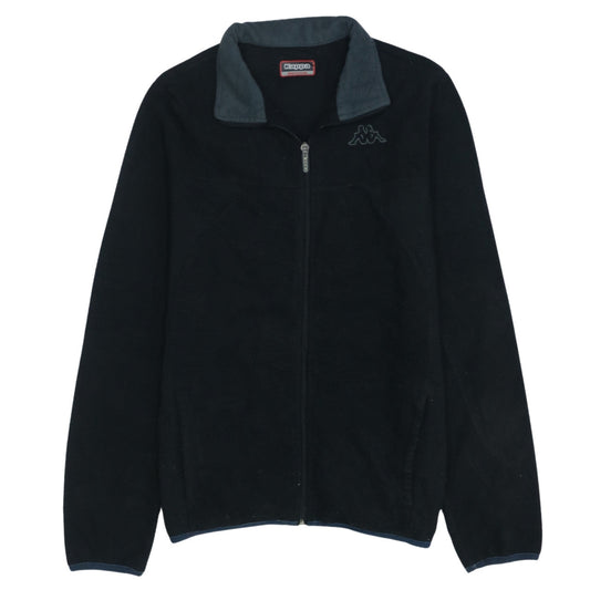 Kappa Women’s Black Fleece Full Zip Jacket Size M Sportswear