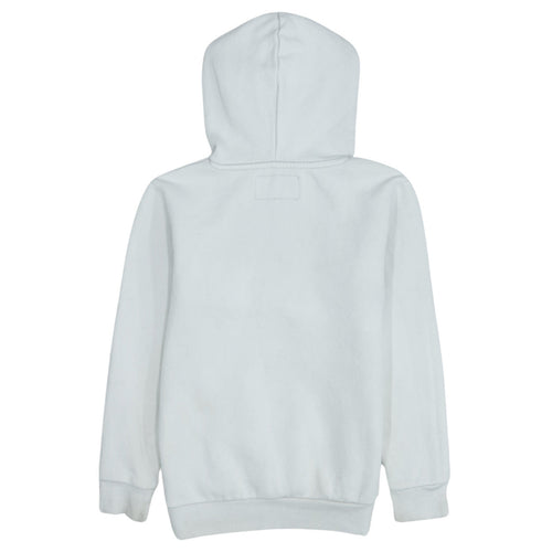 Fila Boys White Pullover Hoodie 13 Years Cotton Blend Logo Design