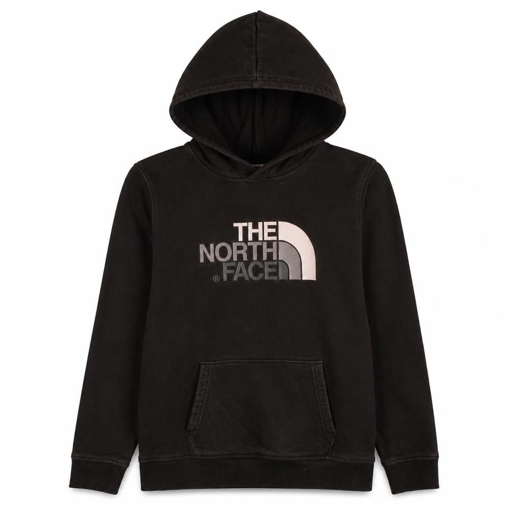 The North Face Boys Black Pullover Hoodie XL Youth Cotton Blend