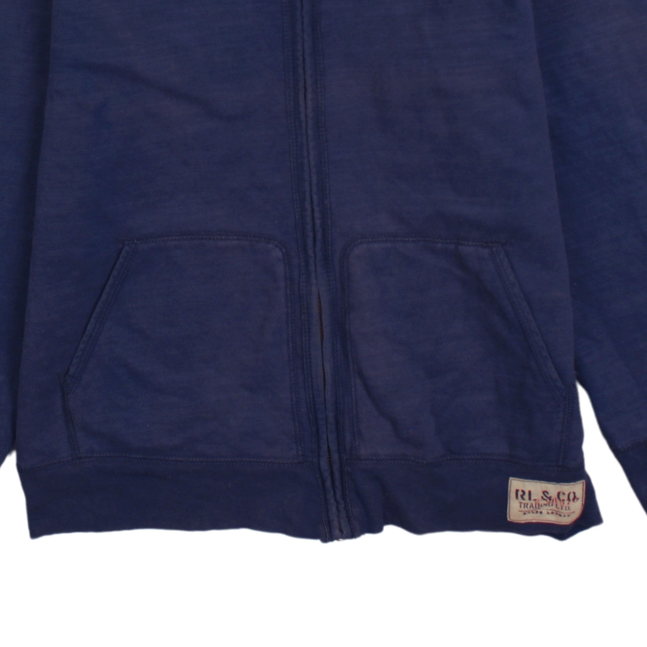 Polo Ralph Lauren Teens Blue Full Zip Hoodie M (10-12) Nautical Anchor Print