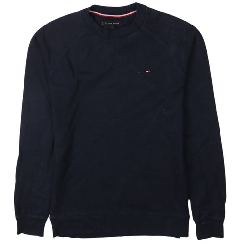 Tommy Hilfiger Men's Blue Crew Neck Cotton Sweatshirt Size S