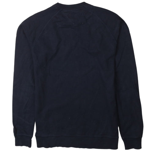Tommy Hilfiger Men's Blue Crew Neck Cotton Sweatshirt Size S