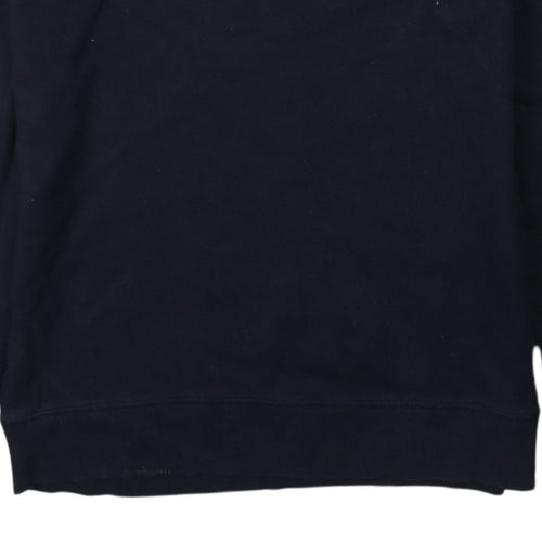 Tommy Hilfiger Men's Blue Crew Neck Cotton Sweatshirt Size S
