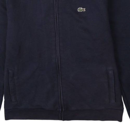 Lacoste Sport Boys Navy Blue Full Zip Hoodie Size 16 (176cm)