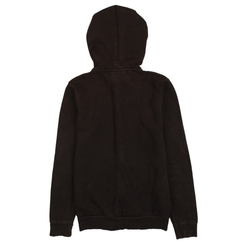 Puma Women's Black Full Zip Hoodie Size 8 Logo Graphic Sportswear