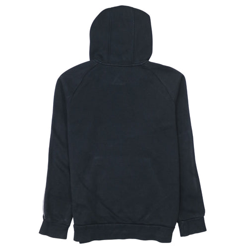 Adidas Boys Black Pullover Hoodie 13-14 Years Cotton Blend Sportswear