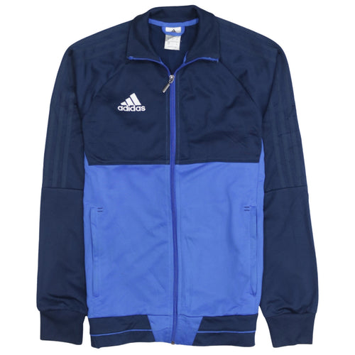 Adidas Men's Blue Full Zip Track Sweatshirt Size S