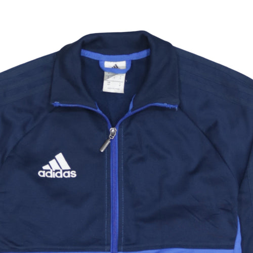 Adidas Men's Blue Full Zip Track Sweatshirt Size S