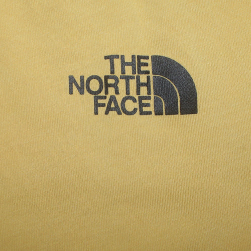The North Face Men's Yellow Graphic Logo Crew Neck T-Shirt Size S