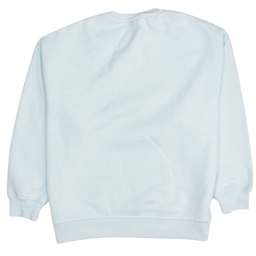 Disney Women Blue Stitch Sweatshirt Small Pullover Crew Neck