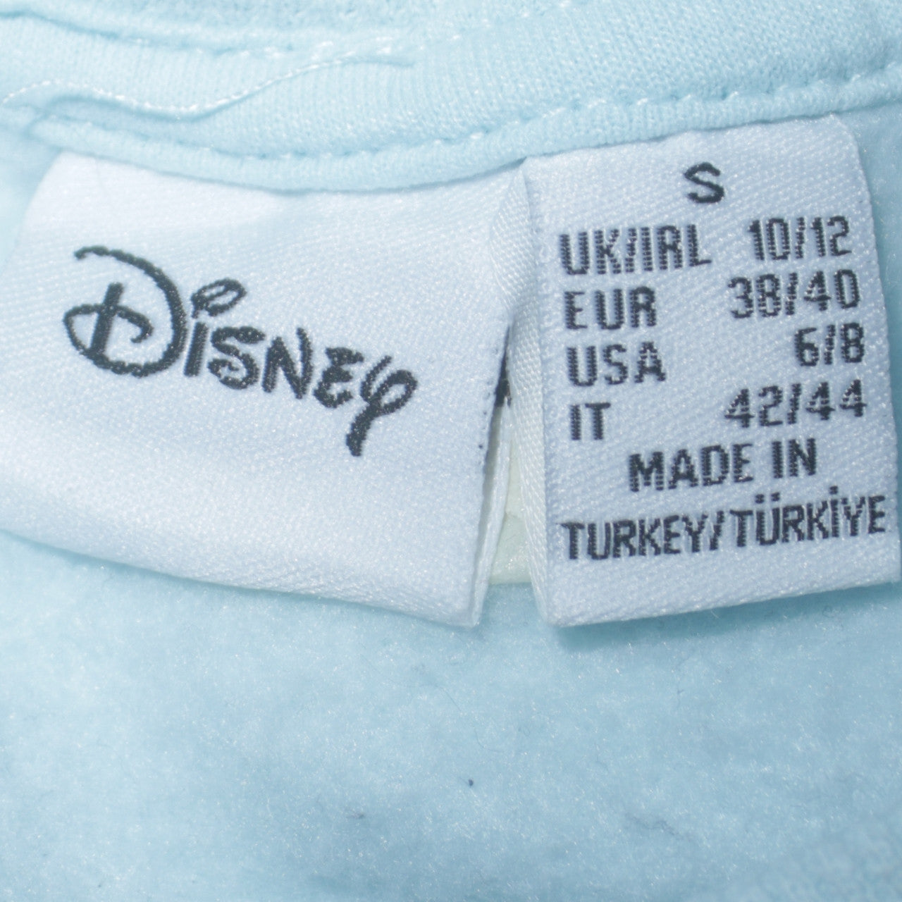 Disney Women Blue Stitch Sweatshirt Small Pullover Crew Neck