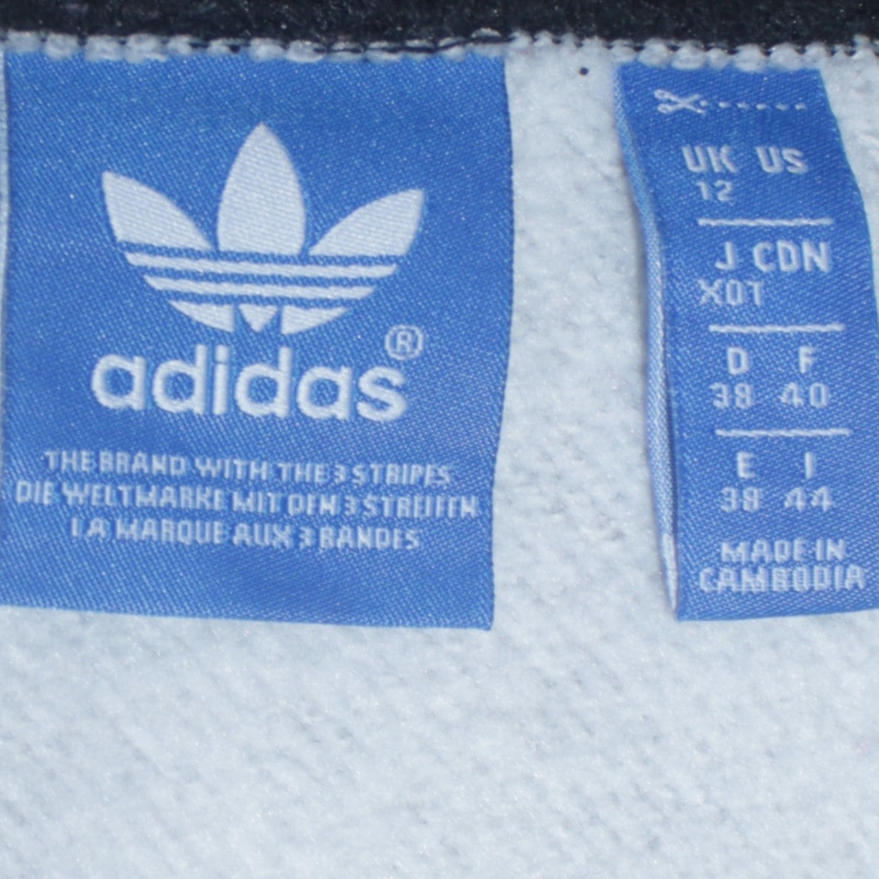 Adidas Originals Women's Grey Hoodie Size 12 Pullover Logo Sweatshirt
