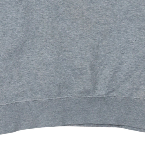 Nike Mens Grey Embroidered Logo Crew Neck Sweatshirt Small