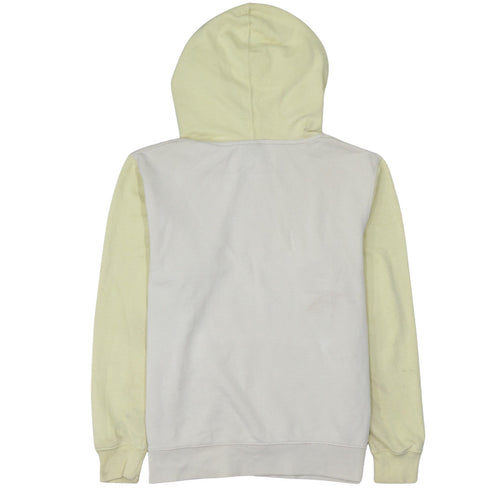 Nike Women’s Beige Yellow Pullover Hoodie Small Logo Cotton Blend
