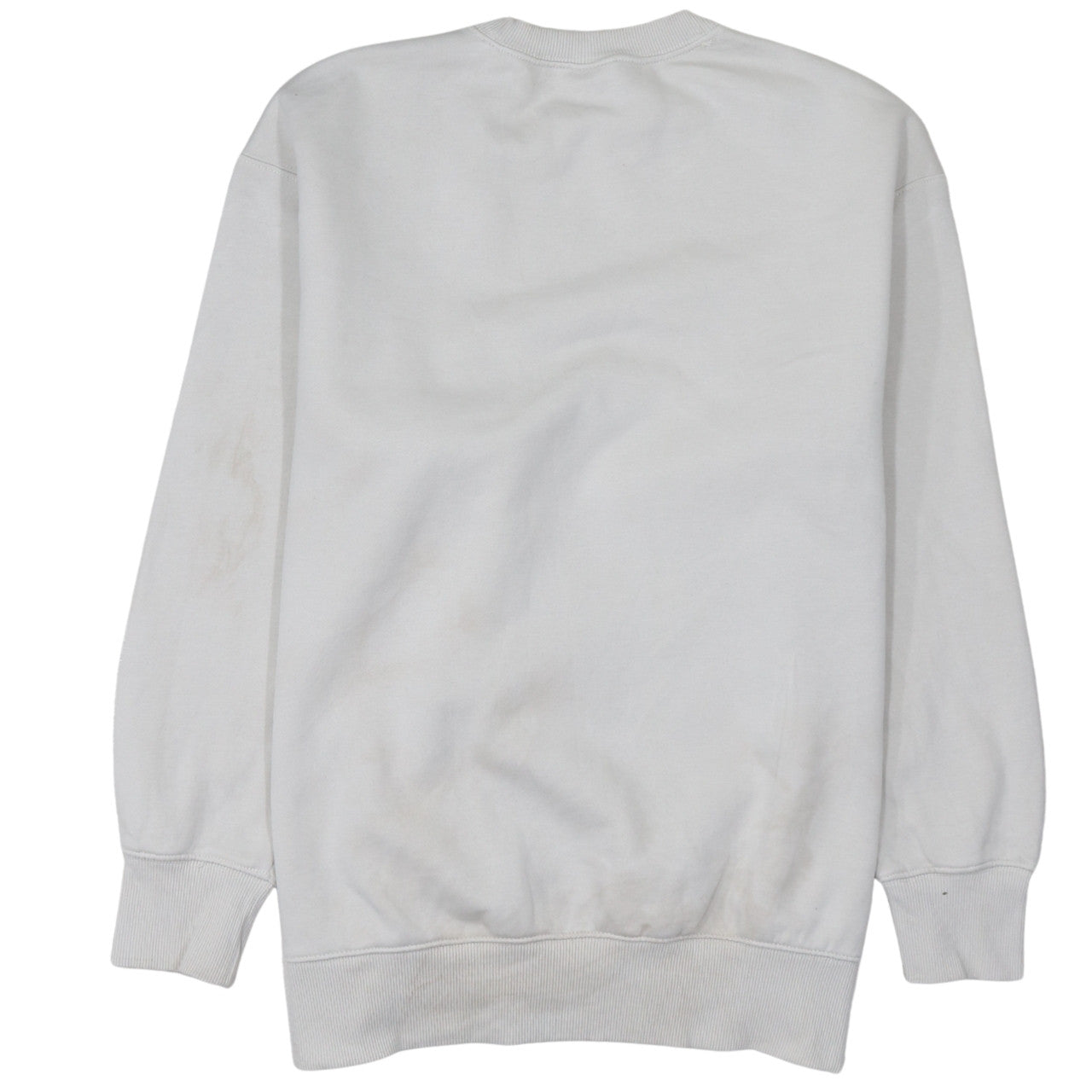 Nike Women Beige XS Pullover Crew Neck Sweatshirt Classic Logo