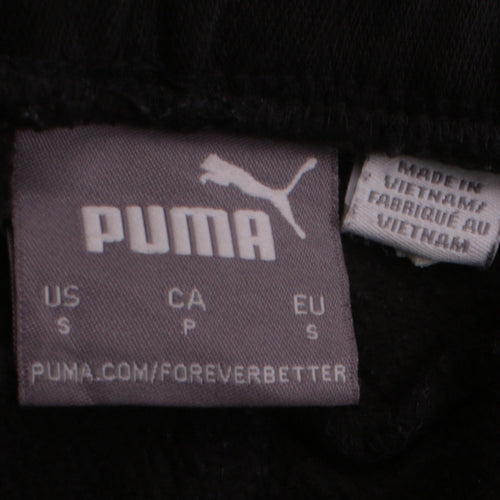 Puma Men’s Black Jogger Sweatpants Size S Regular Fit Activewear