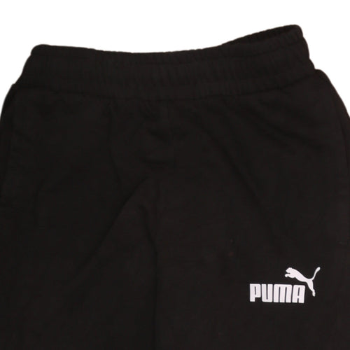 Puma Men’s Black Jogger Sweatpants Size S Regular Fit Activewear