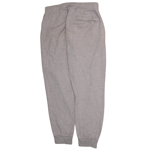 Nike Mens Grey Fleece Jogger Sweatpants L Regular Fit