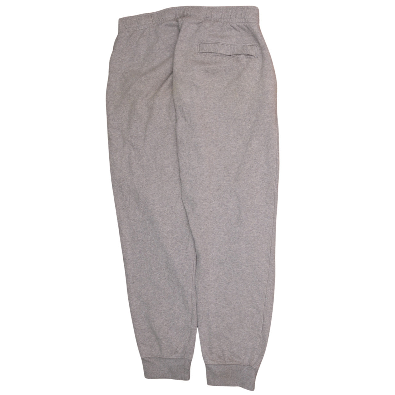 Nike Mens Grey Fleece Jogger Sweatpants L Regular Fit