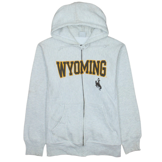 Knights Apparel Men's Grey Wyoming Full Zip Hoodie M