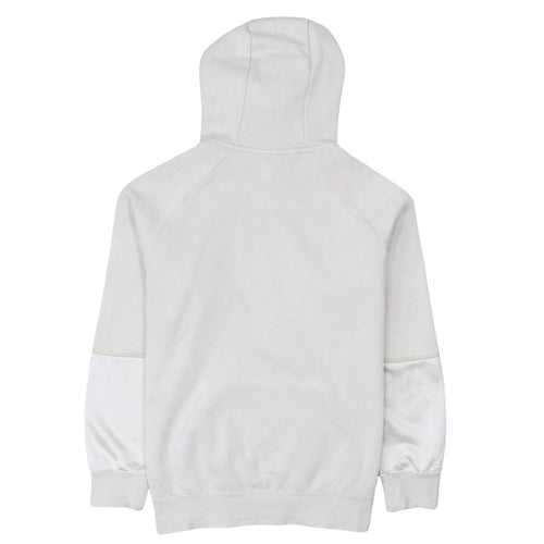 Nike Womens Beige XS Pullover Hoodie Gold Logo Just Do It