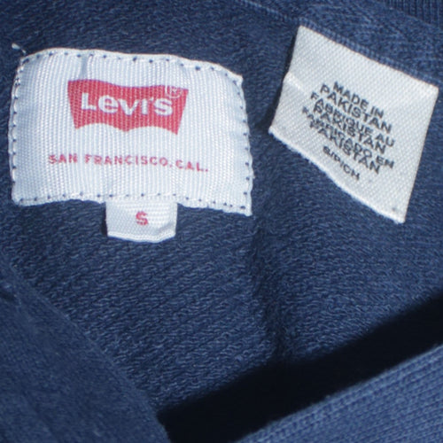 Levi's Teens Blue Striped Pullover Hoodie S Classic Logo