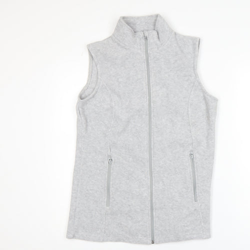 Damart Womens Grey Thermal Fleece Waistcoat Size 10