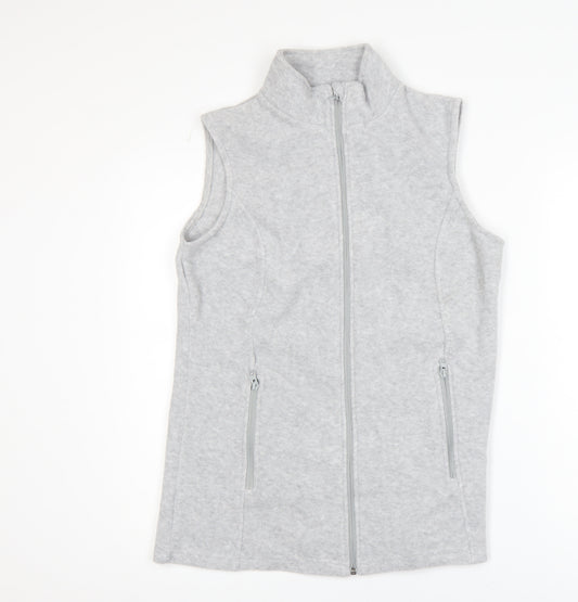 Damart Womens Grey Thermal Fleece Waistcoat Size 10