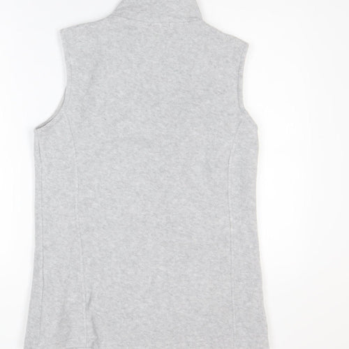 Damart Womens Grey Thermal Fleece Waistcoat Size 10
