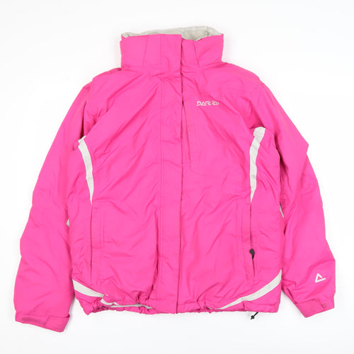 Dare 2b Women’s Pink Waterproof Ski Jacket UK 16 XL Windproof Breathable