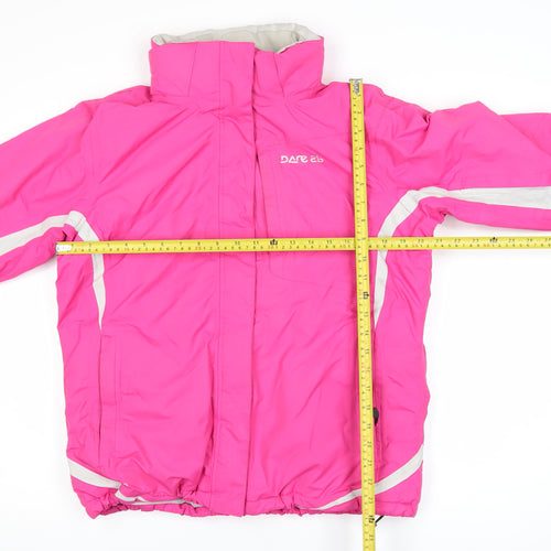 Dare 2b Women’s Pink Waterproof Ski Jacket UK 16 XL Windproof Breathable