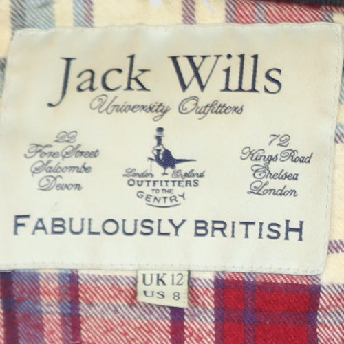 Jack Wills Womens Grey Hooded Faux Fur Trim Puffer Waistcoat UK 12
