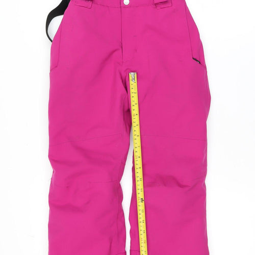 Dare 2B Girls Pink Waterproof Insulated Ski Salopettes 9-10 Years